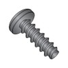 Steel Thread Rolling Screw for Plastic, Black Oxide Finish, Pan Head, Phillips Drive, #8-16 Thread Size, 5/8" Length (Pack of 100)