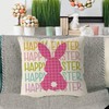 GAGEC Easter Pillow Covers 18x18 Inch Happy Easter Bunny Throw