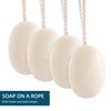 Natural Bar Soap For Men,Soap On A Rope 4 pc