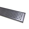 Naiture Brushed Stainless Steel 18" Lattice Linear Shower Drain