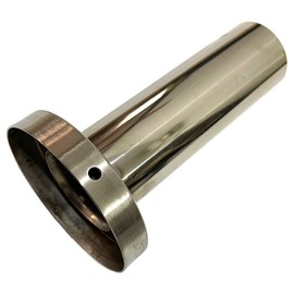 S-NET General Purpose Inner Silencer, Stainless Steel Slip-on Motorcycle, Muffler, Exhaust, Volume, Noise Reducing, Scooter Chamber, 3.8 inches (97 mm)