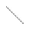 Diamond2Deal Sterling Silver Rhodium-plated 1.5mm Cable Chain Necklace 24"