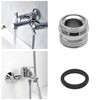 Faucet Adaptor 2PCS Aerator Connector 1/2" Thread Solid Metal Kitchen