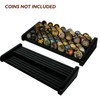 ASmileIndeep 8 Rows Wooden Challenge Coin Display Holder for Countertop
