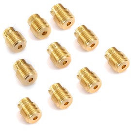 Pronese Main Jet Set Full Threaded Large Type #70 to #100 for Keihin FCR Carburetor Setting, Set of 10 Sizes