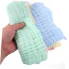 Beavorty 10pcs Multi Square Towels Soft Absorbent Washcloths for Face
