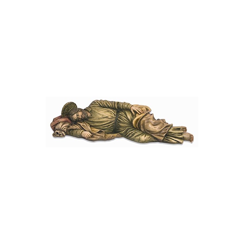 Toccare Beautiful Sleeping Saint Joseph Statue (12")
