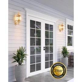 VIANIS 2 Pack Dusk to Dawn Porch Lights Outdoor, Gold Exterior Wall Lantern, Modern Outdoor Sconce Light, Waterproof Coach Lights for House, Outside Garage Lighting Fixtures Wall Mount