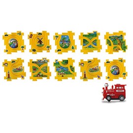 Jamara 460303 Train Dynamic Zoo Puzzle
