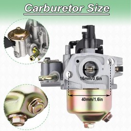 ZAMDOE HR215 Carburetor for Honda GXV120 GXV140 GXV160 Engine HR194 HR195 HR214 HRA214 HR215 HR216 HRA216 HRC216 Lawn Mower Replace 16100-ZE6-W01 16100-ZE6-W01 16100-ZE7-W21