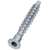 7mm x 50mm Silver Hex Socket Flat Head Confirmat Screws