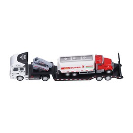 1:50 Garbage Truck Toys Safe Drop Resistant Alloy Metal Model Car Toys for Boys and GirlsPetrol Car