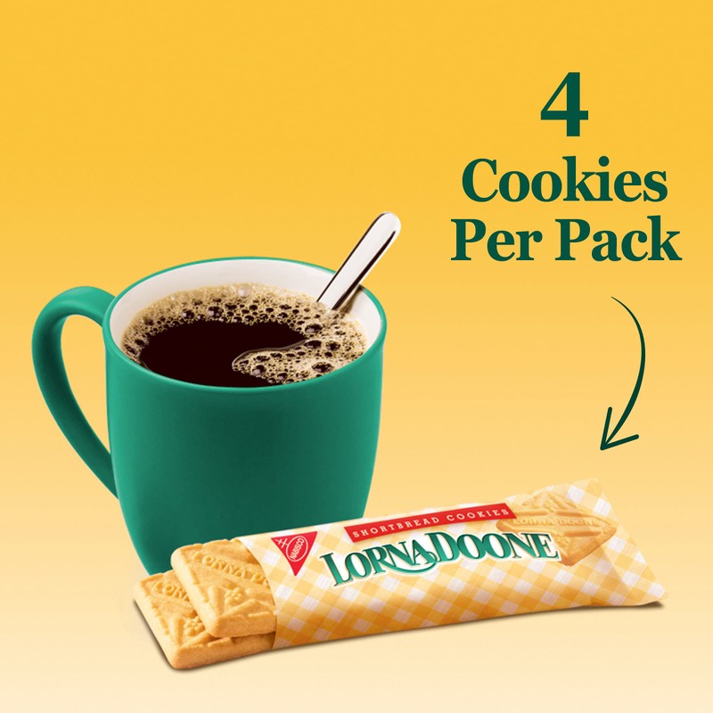 Lorna Doone Shortbread Cookies, 10 Packs (4 Cookies Per Pack)