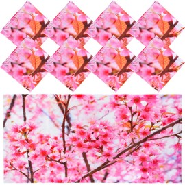 Patelai 8 Pack Fluorescent Light Covers for Classroom Ceiling 4 x 2 Feet Magnetic Light Covers Filter for Office School Drop Ceiling Supplies(Sakura)