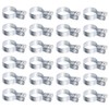 KINNAN 24 Pack 2-3/8'' Galvanized Steel Chain Link Tension Bands