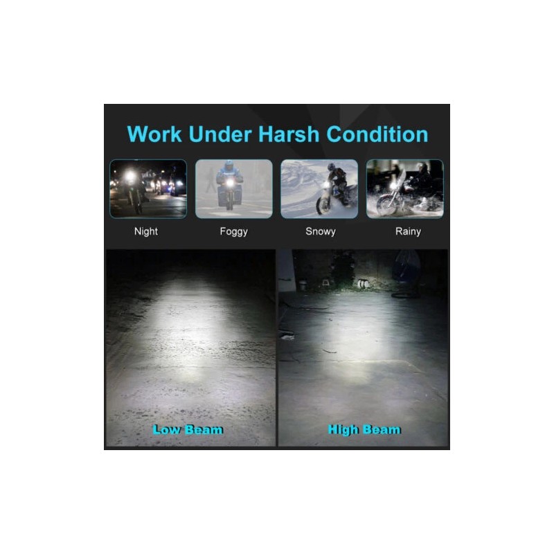 Unbranded For Honda Rancher 350 400 Recon 250 LED 100w