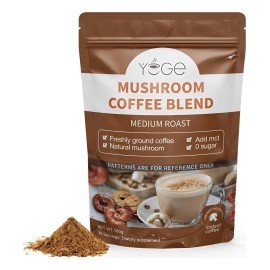 Yege Café De Hongos Orgánico 6 Hongos 30 Porciones