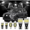 20 Pieces Interior LED Light Kit + Back Up Bulb