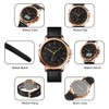 SKMEI Mens Watch Minimalism Analog Digital Watch with Alarm Stopwatch