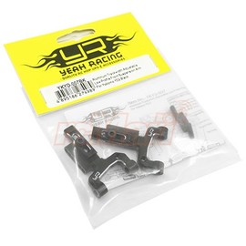 Yeah Racing Aluminum Trackwidth Adjustable Low Profile Front Suspension Arm For Yokomo YD2 Black #YKYD-007BK