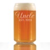 Uncle Est 2025 - Beer Can Pint Glass Gift for