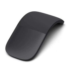Zunate Bluetooth Arc Touch Maus, Ergonomische Faltbare Optische Maus, Schlanke und Tragbare Reise Computermaus, Leise Faltbare Maus für Computer Laptop (Black)