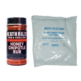 Heath Riles BBQ Honey Chipotle Rub Combo with Refill Bag (1 Rub, 1 Refill Bag), Competition Winning Products from Pitmaster Heath Riles