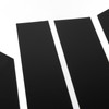 6Pcs B Pillar Posts Trim Glossy Black Exterior Window Decal