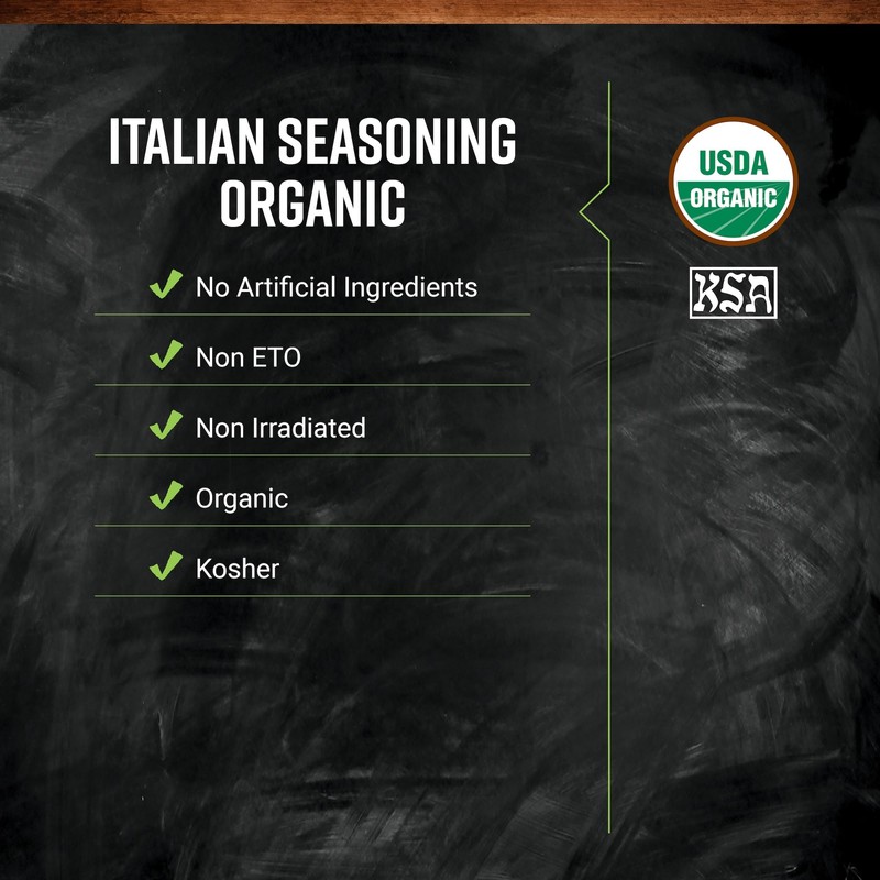 Frontier Co-op Organic Italian Seasoning 1lb - Bulk Dried Oregano,