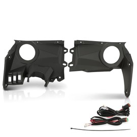 G-PLUS Front Dash Speaker Pods Assembly Left and Right Side Compatible with Can Am Maverick X3 2017-2023/Fits Most 6.5inch Speakers 2PCS