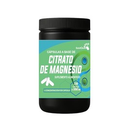 Citrato de Magnesio en Cápsulas 500 MG | 230 Cápsulas | Suplemento Alimenticio | 240 MG de Magnesio por Porción | Isaquim