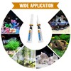WAN2TLK Aquarium Glue, Clear Reef Glue with Tweezers, Instant Aquarium