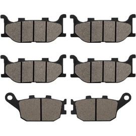 Cnornus Front and Rear Brake Pads for Yamaha FZ6 Fazer 600 2004-2007 FZ6 Fazer 2006-2007 XJ6-SP Diversion 600 2013 XJ6 SP 2013 XJ6-F Diversion 600 2013