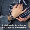 Chamoon® Premium Leather Bracelet for Women, Magnetic Closure, Stainless Steel,