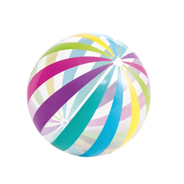 20" Beach Balls, Large Rainbow Beach Ball Inflatable Pool Toys