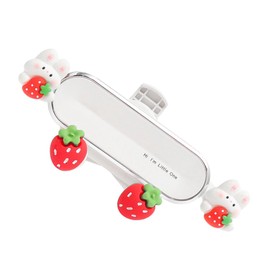 NOLITOY Cute Rabbit Car Vent Phone Holder Air Outlet Phone Mount for All Smartphones Non Scratch Design for Safe Driving Compact and Convenient Vehicle Accessory