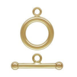 JK3-A4 - Juego de 2 juegos de 2 unidades, relleno de oro de 14 quilates, cierre de barra en T, 12 mm, resistente para collar, pulsera, tobillera, fabricación de joyas