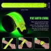 flintronic 2 Packs Light Up Armband LED Slap Safety Armband