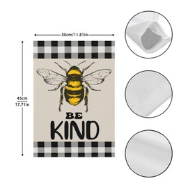bee kind Yard Flag One Size Double Sided Art Small Garden Flags for Farmhouse House Flag