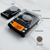 TOPWEIGH Milligram Scale, Dual Powered, Large Display, mg Scale, Adjustable