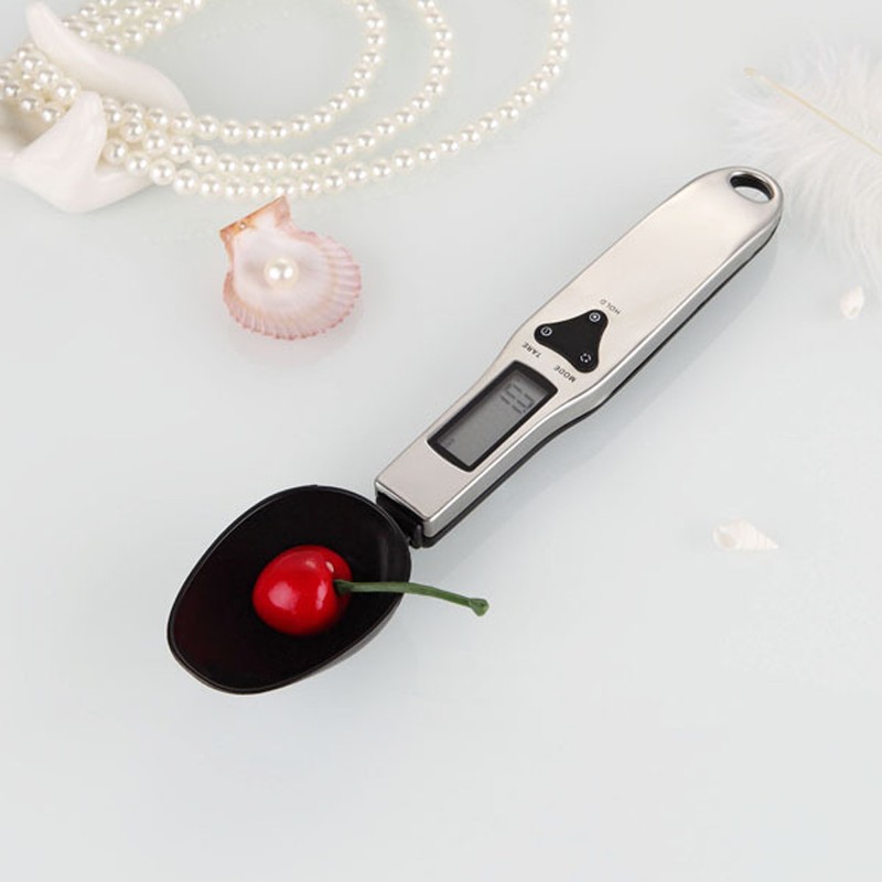 300g/0.1g Digital Measuring Spoon Precise Electronic LCD Weight Food Scale