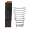 11Pcs Dual Open End Spanner Set Anti Rust High Hardness