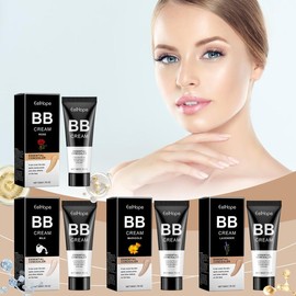 HALCYONSKIN Concealing BB Cream Series - Titanium Dioxide & Lavender Extract, Oil-Control & Skin-Perfecting - Specificat: Ivory White