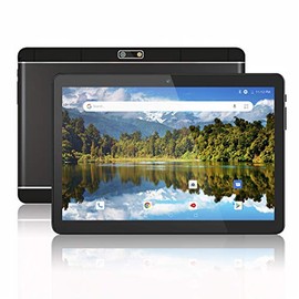 Android Tablet 10.1 Inch, 3G Phablet, Unlocked Tablet PC with Dual SIM Card Slots and Cameras, 1280x800 IPS, Quad Core, 1GB 16GB, GMS Certified,...   