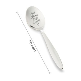 Couple Gifts - Still Having Coffee Together engraved Spoon | Wedding Gifts for Him/Her | Coffee Spoon Gifts for Husband/Wife | Gifts for Friends - 7inch Spoon