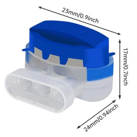 Pack of 20 Cable Connectors for Robotic Lawnmowers, 314 Waterproof Connection Terminals, Cable Clamps, Connection Clamps, Cable Wire Connector for Lawn Mower, Automower, Garden, Outdoor