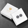 925 Sterling Silver Stud Earrings for Women Men Wolf Lion