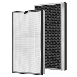 ANGELOYANG 2 Pack 112 Replacement Filter compatible with 112 V2.0 Air Purifier, 3-IN-1 Filter Made of Pre-Filter, True HEPA and Activated Carbon