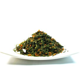 Japanese Genmaicha Popcorn Green Tea premium green tea helps the stomach to digest – 4 Oz Bag