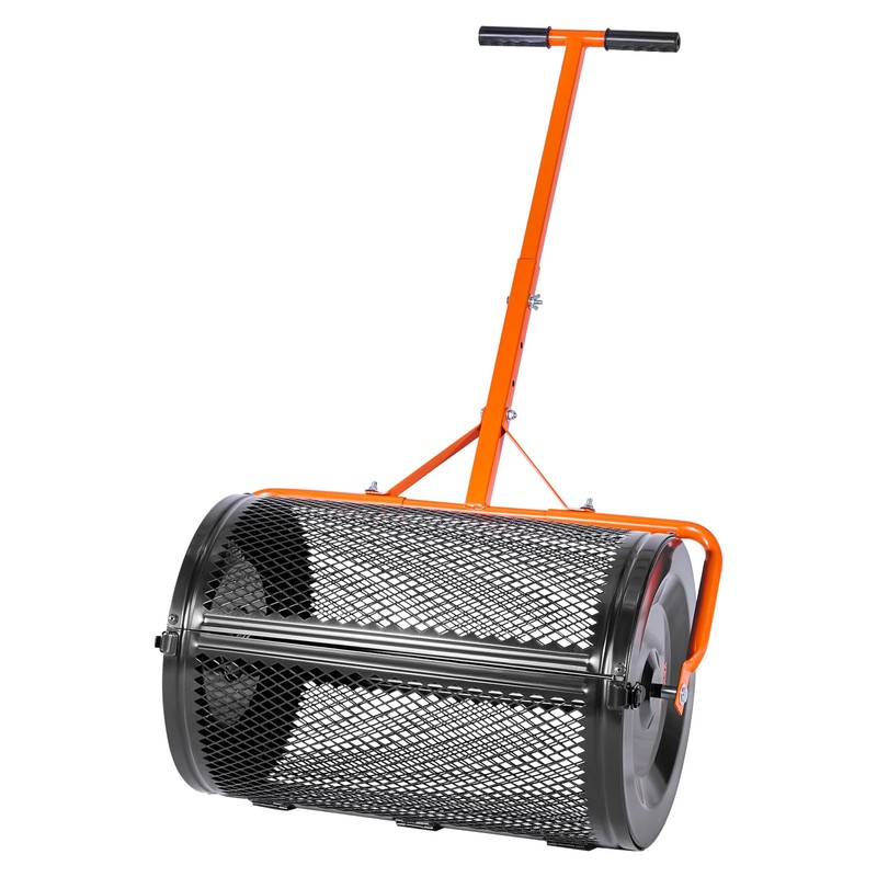 VEVOR Compost Spreader, 24 in Wide Peat Moss Spreader with